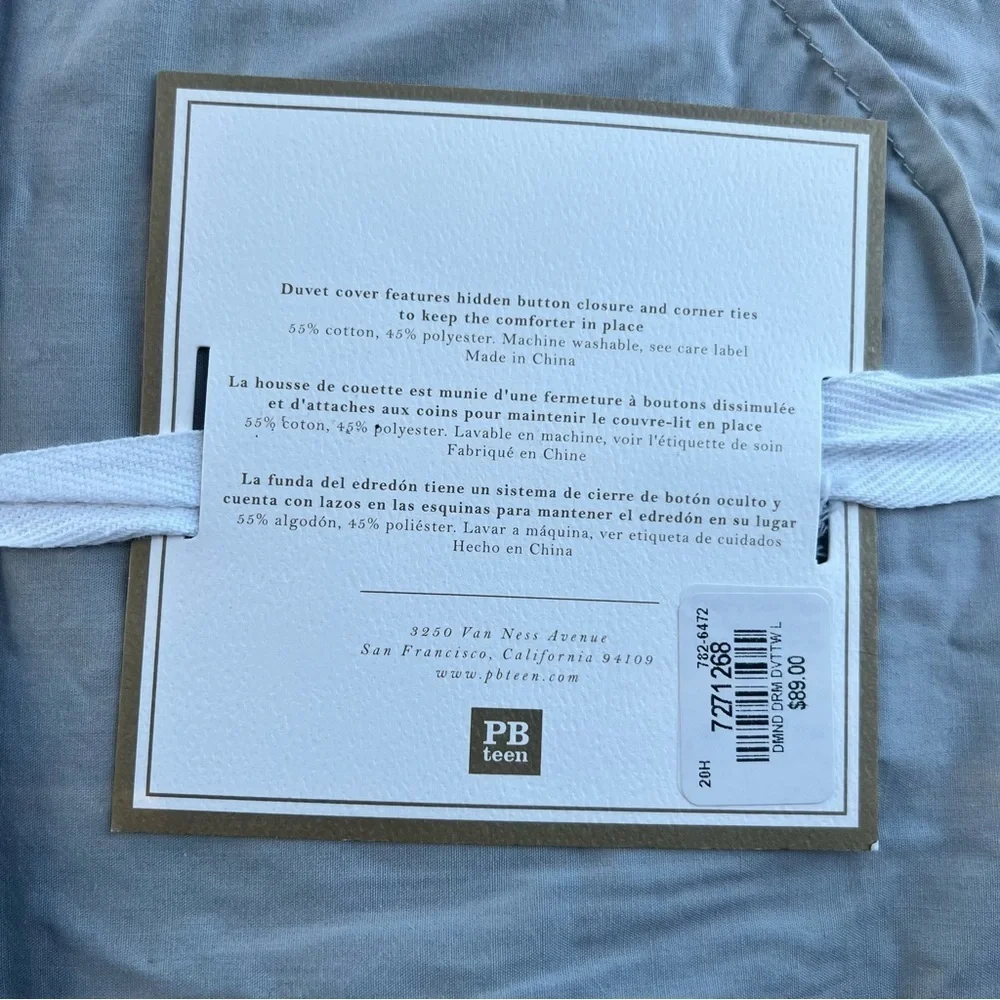 Pottery Barn Teen stitched chic